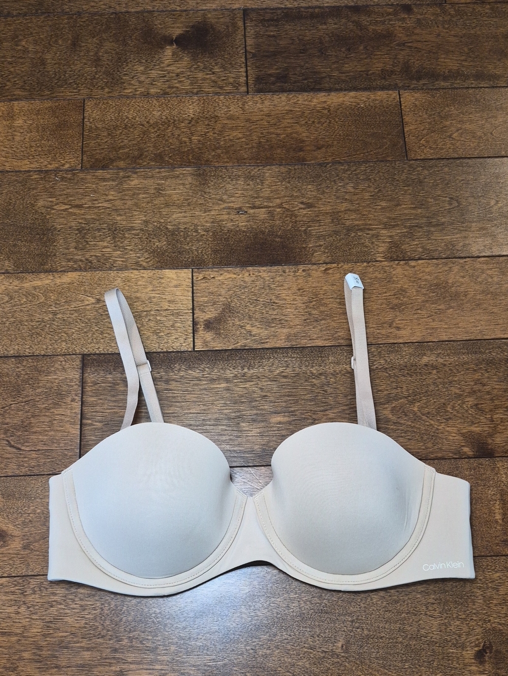 Calvin Klein Beige Convertible Strapless Bra